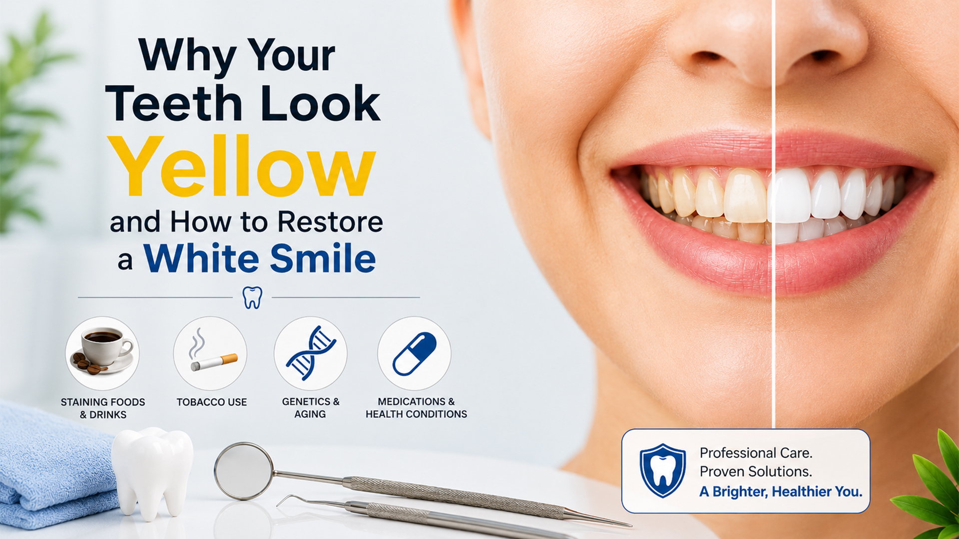 Why Your Teeth Look Yellow
